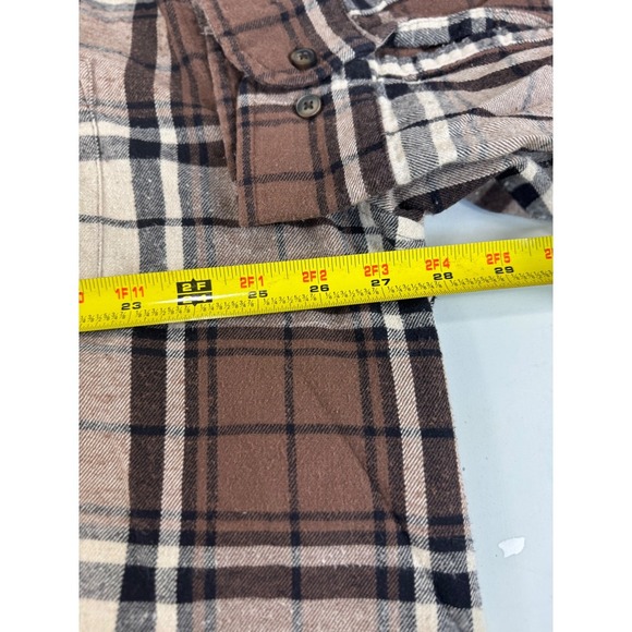 S john bay Plaid Flannel Button Up Long Sleeve Shirt Casual Outdoors - Picture 4 of 8